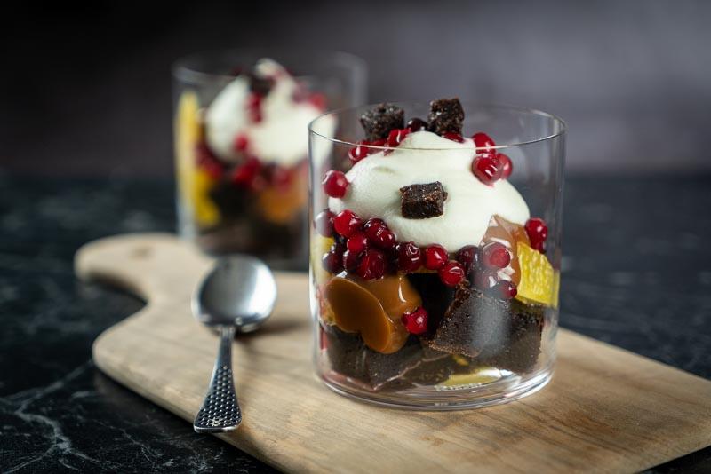 Juledessert i glass