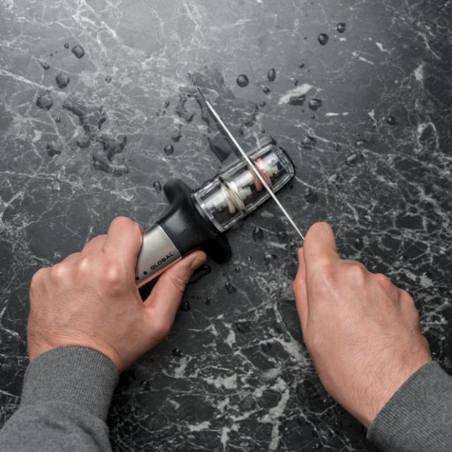 Knivsliper med 2 hjul