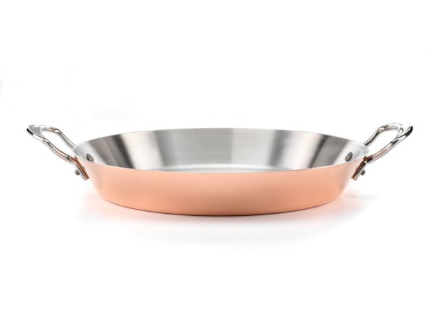 Sautépanne i kobber 30 cm