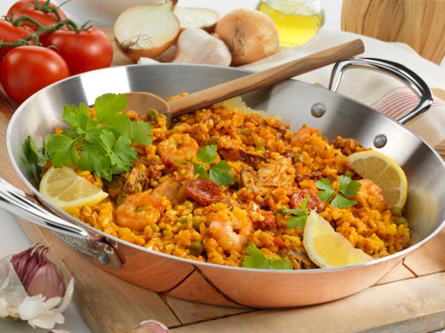 Sautépanne i kobber 30 cm