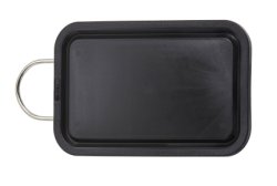 Skjærebrett i plast 26,5 x 16 cm svart