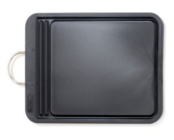 Skjærebrett i plast 36,5 x 26,5 cm svart